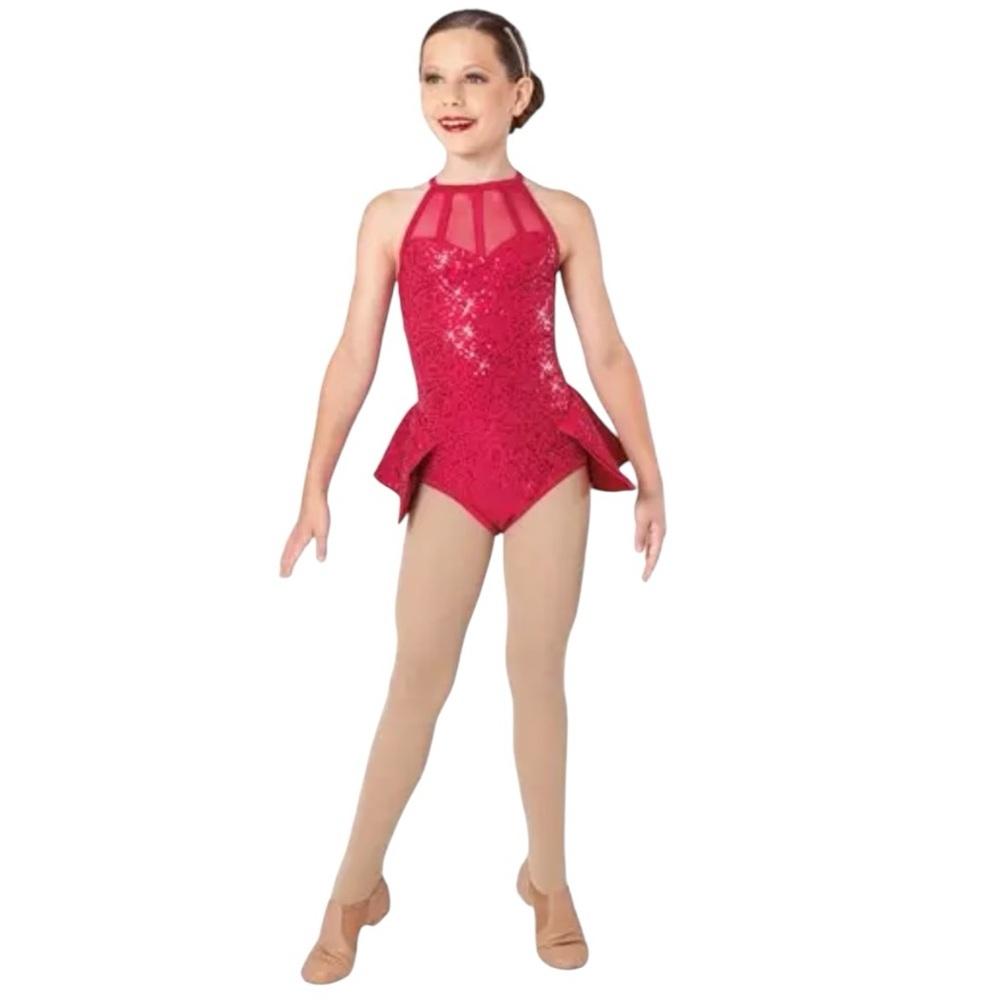Weissman Showtime “Don’t Start Now” Costume in Red 🔴 Child Medium